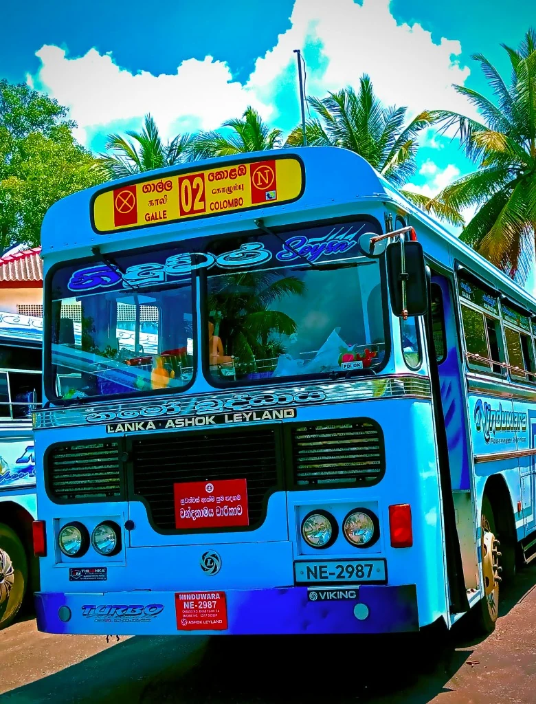 Ninduwara Bus Front View NE-2987
